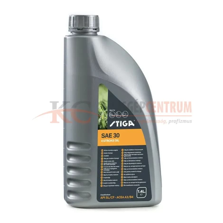 STIGA 4 ütemű motorolaj SAE 30 1,4 l
