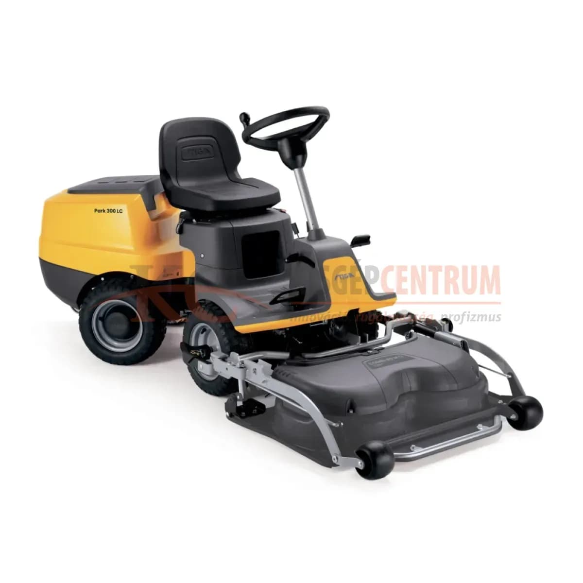 STIGA frontkaszás fűnyíró traktor PARK 300 LC (Vágóasztallal 85MQ)