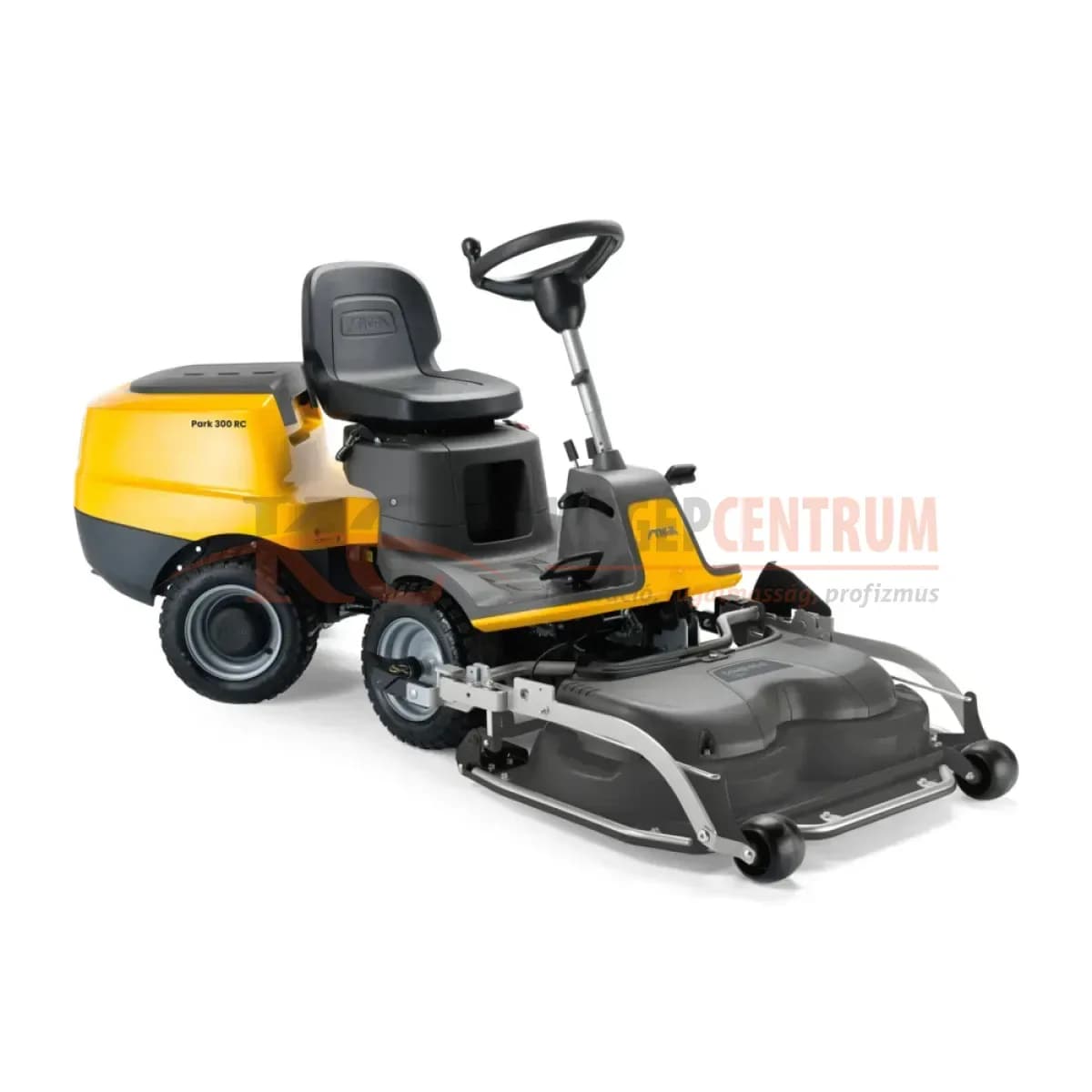 STIGA frontkaszás fűnyíró traktor PARK 300 RC (Vágóasztallal 95Q)