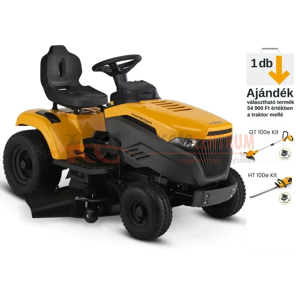 STIGA oldalkidobós fűnyíró traktor TORNADO SPECIAL Honda GCV 530 V2