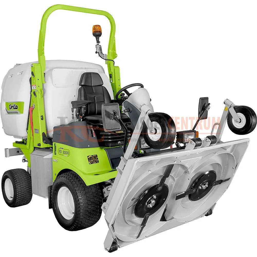 GRILLO magas ürítésű frontkaszás fűnyíró traktor FD 2200 4WD ( Vágóasztallal ) — 3. fotó