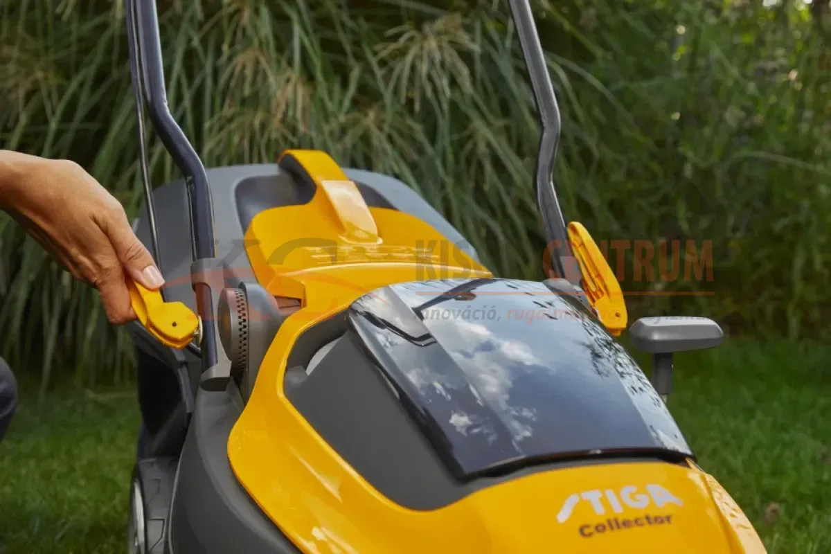 STIGA akkumulátoros fűnyíró COLLECTOR 136e Kit + GT 100e szegélynyíró (akkumulátorral és töltővel) — 4. fotó