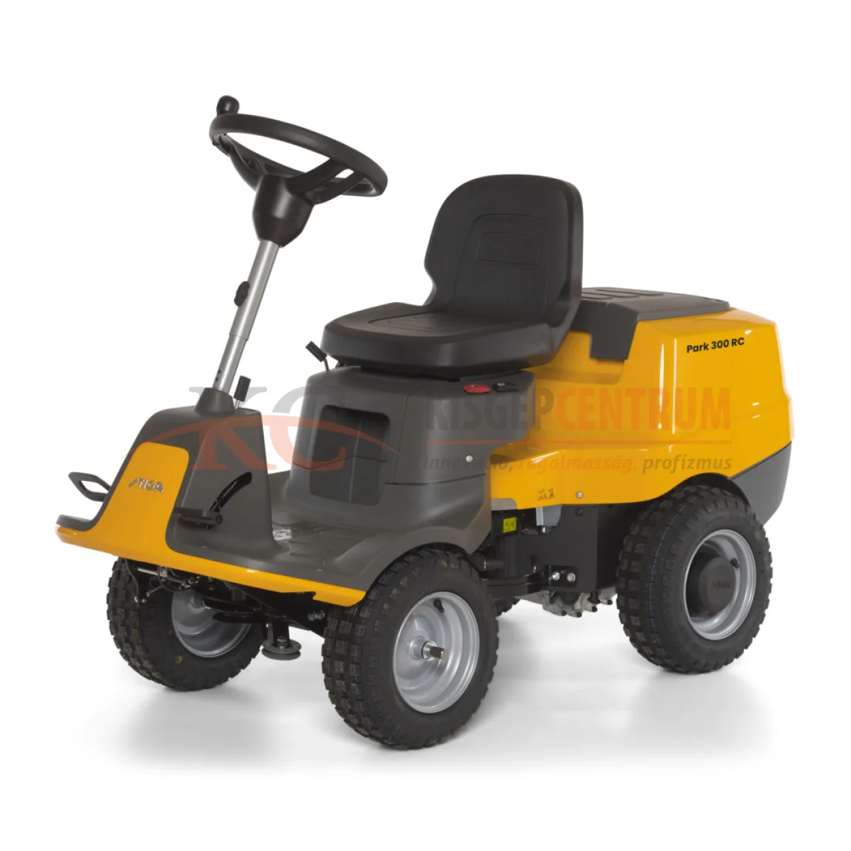 STIGA frontkaszás fűnyíró traktor PARK 300 RC (Vágóasztallal 95Q) — 5. fotó