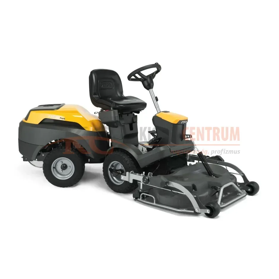 STIGA frontkaszás fűnyíró traktor PARK 500 (Vágóasztal nélkül)