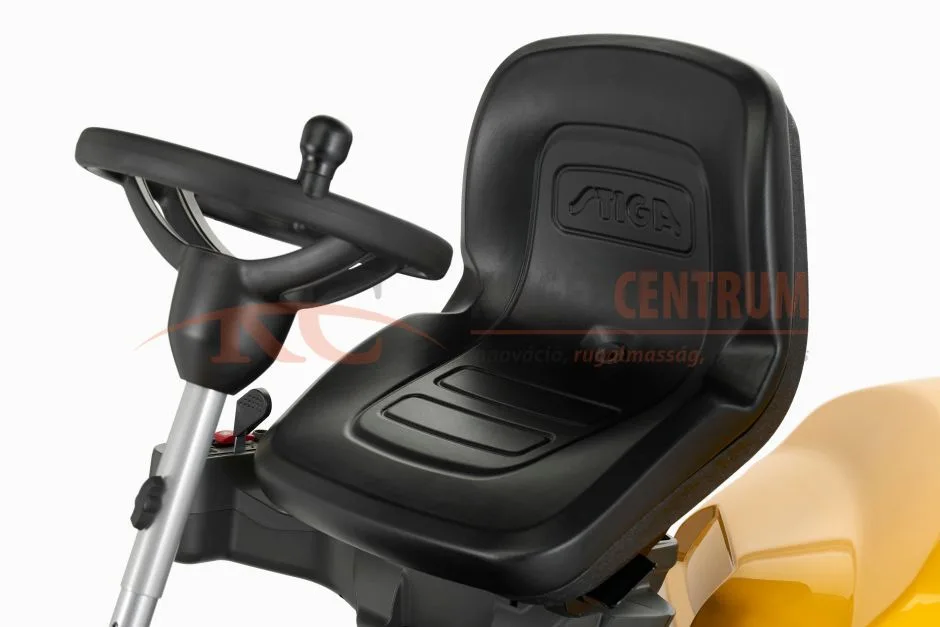 STIGA frontkaszás fűnyíró traktor PARK 500 (Vágóasztal nélkül) — 2. fotó