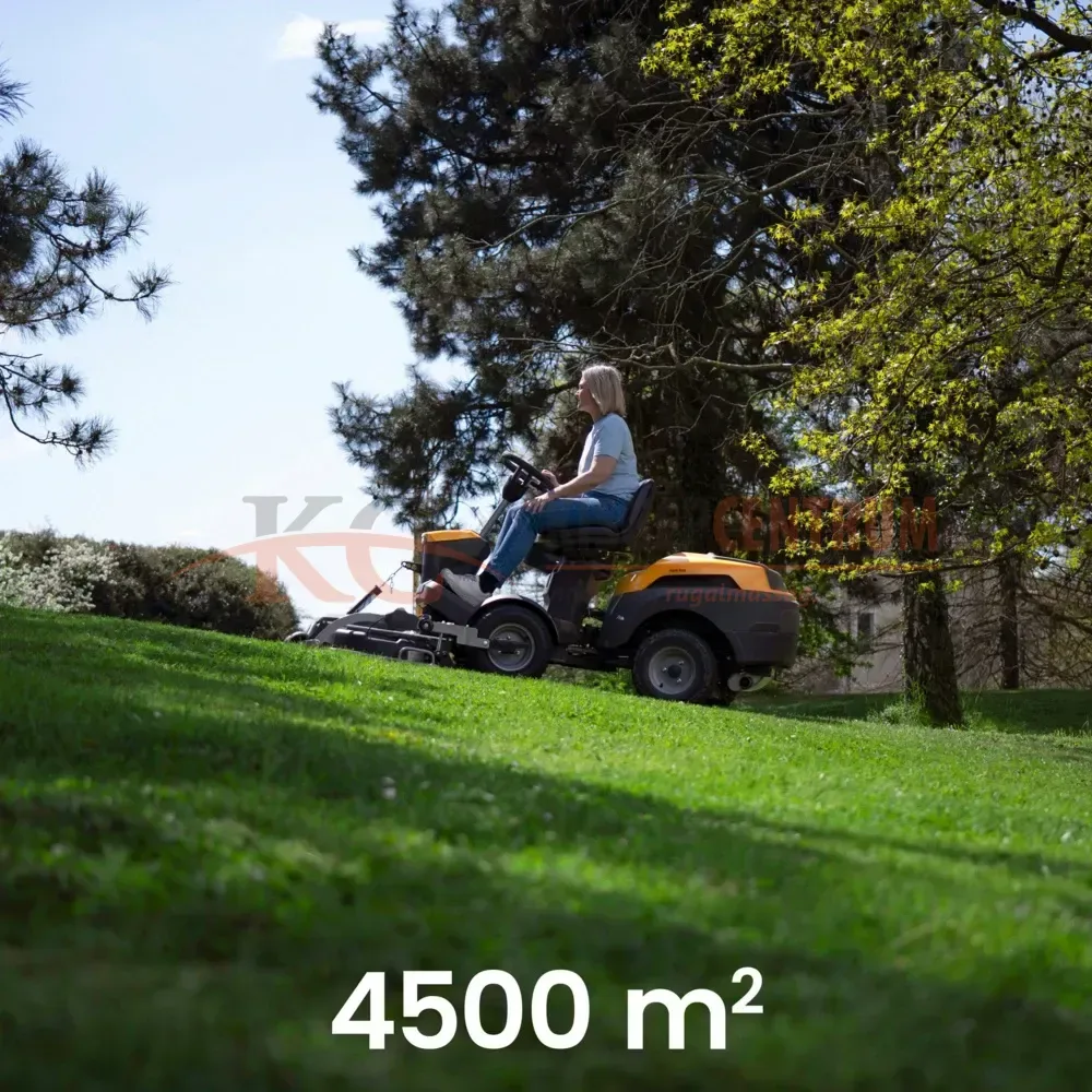 STIGA frontkaszás fűnyíró traktor PARK 500 (Vágóasztal nélkül) — 8. fotó