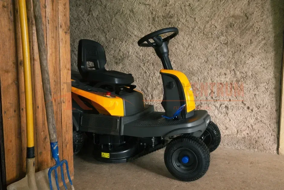 STIGA akkumulátoros fűgyűjtős fűnyíró traktor SWIFT 372e (akkumulátorokkal és töltővel) — 8. fotó