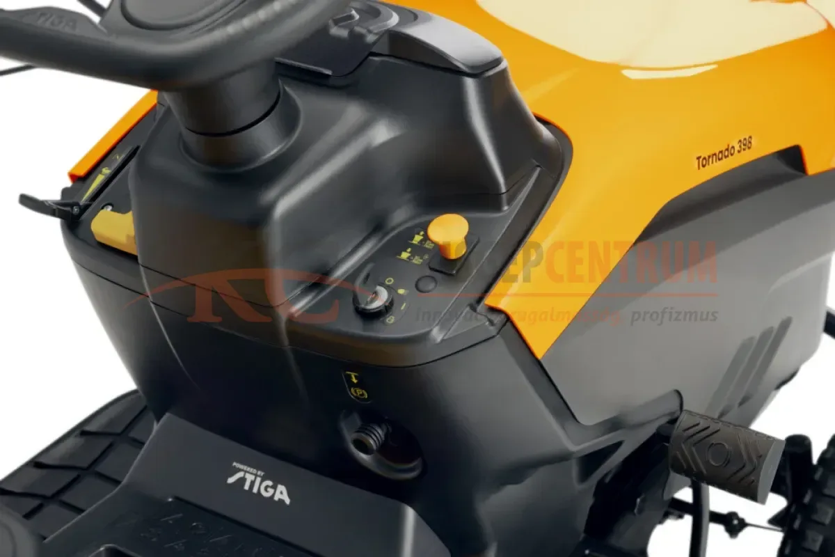 STIGA oldalkidobós fűnyíró traktor TORNADO 398 — 3. fotó