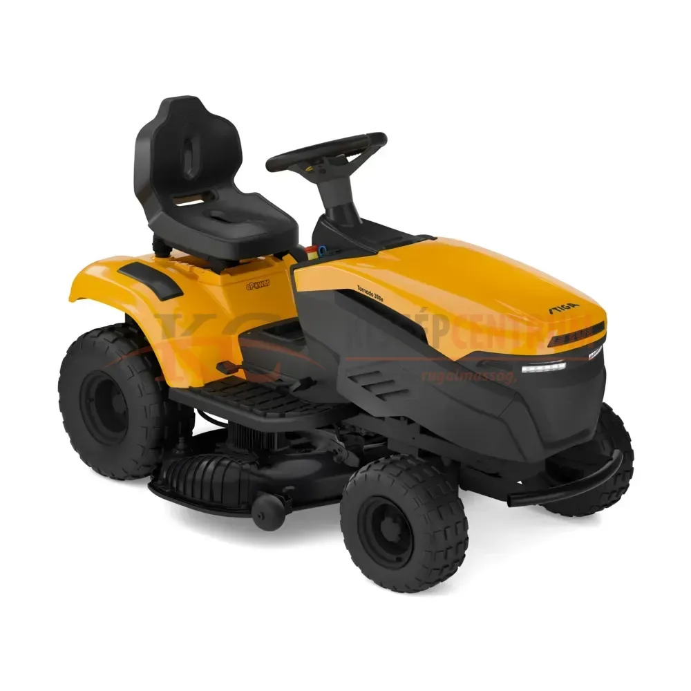 STIGA akkumulátoros fűnyíró traktor TORNADO 398e (akkumulátor nélkül)