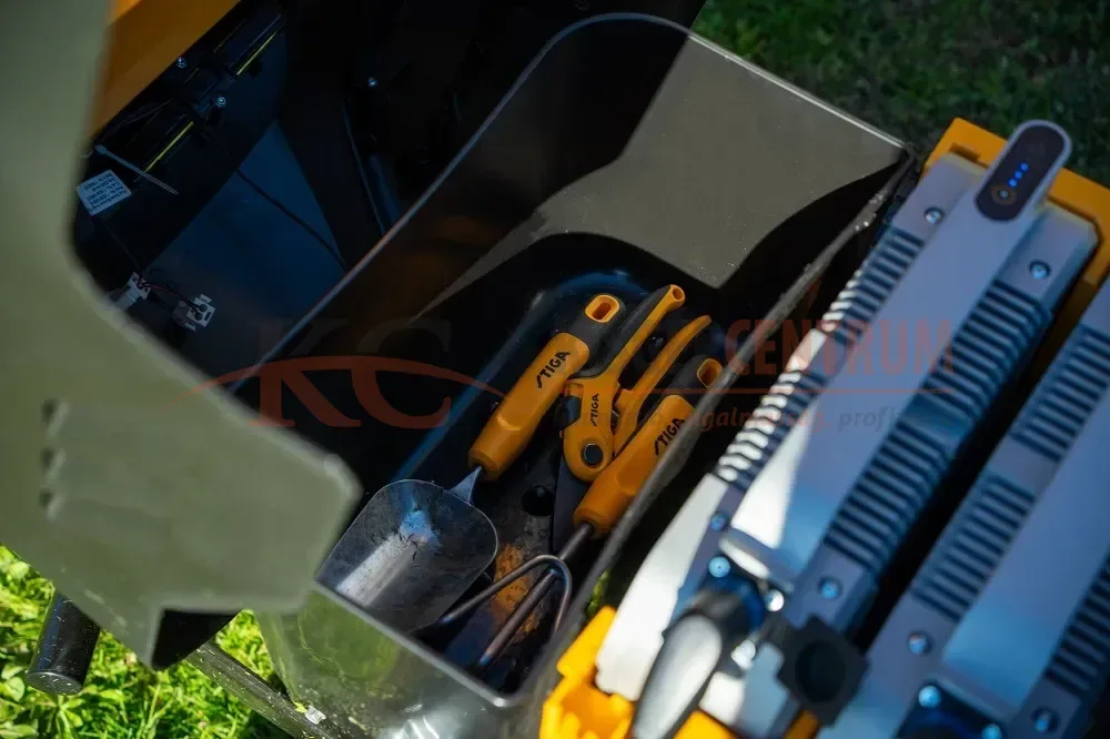 STIGA akkumulátoros fűnyíró traktor TORNADO 398e (akkumulátor nélkül) — 4. fotó