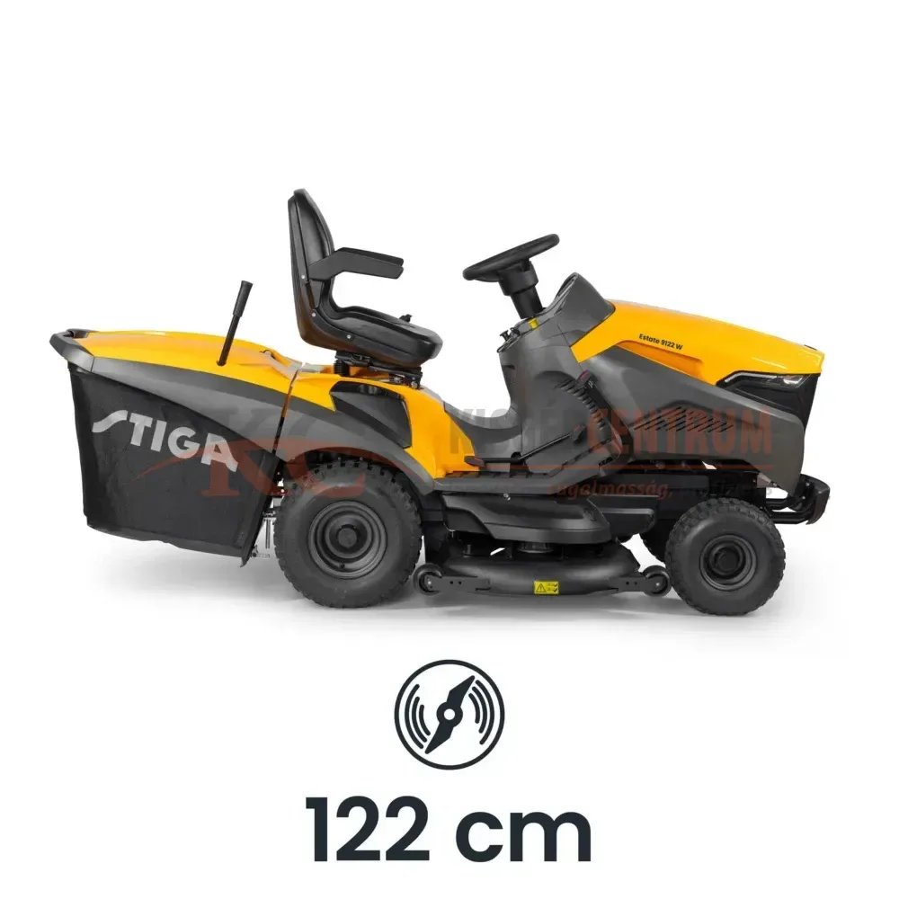 STIGA fűgyűjtős fűnyíró traktor ESTATE 9122 W Honda GXV690 — 3. fotó