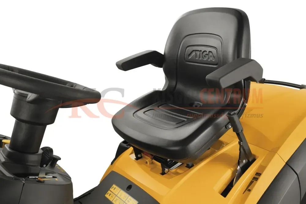 STIGA fűgyűjtős fűnyíró traktor ESTATE 9122 W Honda GXV690 — 8. fotó