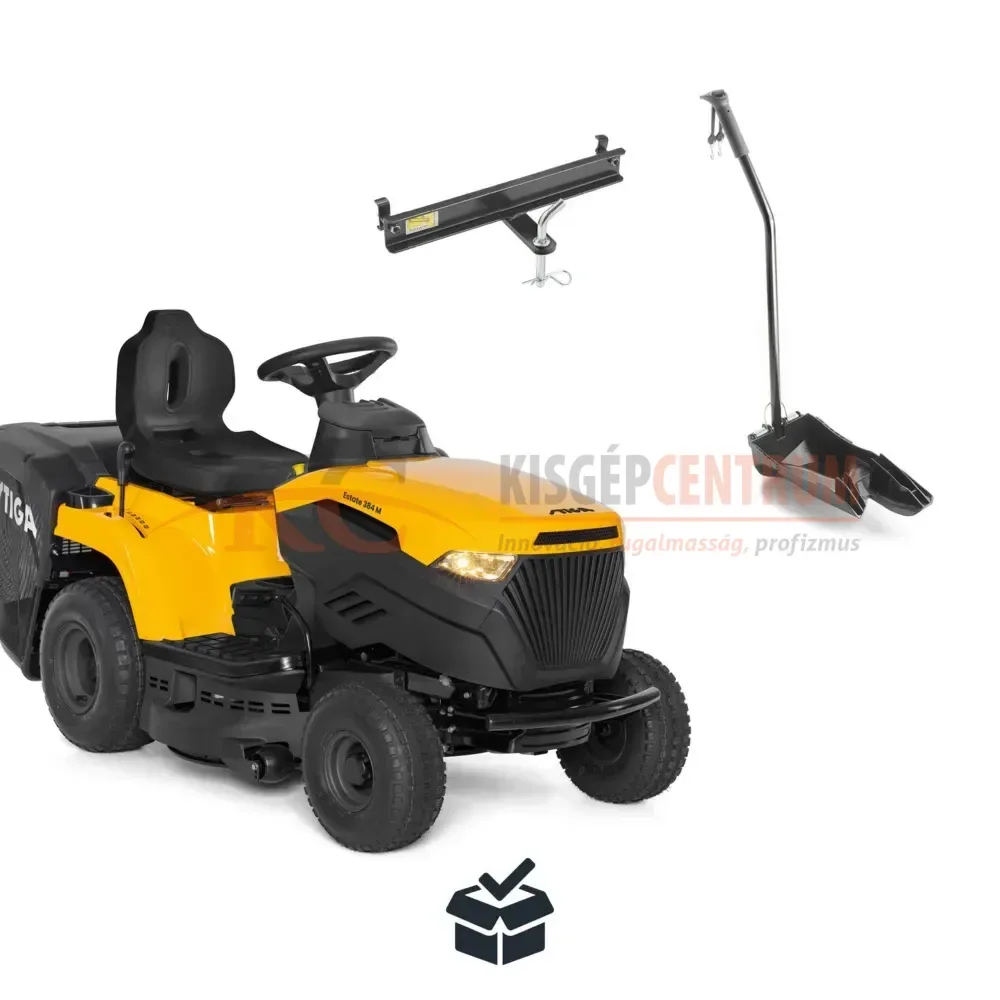 STIGA fűgyűjtős fűnyíró traktor ESTATE 384 M — 3. fotó