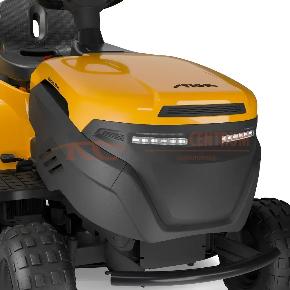 STIGA akkumulátoros fűgyűjtős fűnyíró traktor ESTATE 384e (akkumulátor nélkül) — 2. fotó
