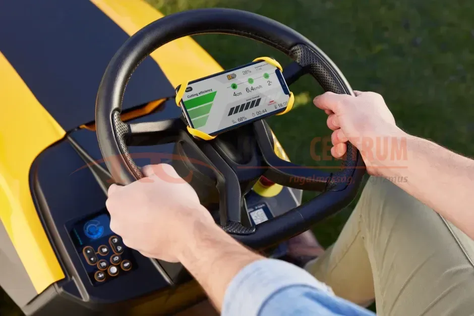 STIGA akkumulátoros fűgyűjtős fűnyíró traktor ESTATE 798e — 5. fotó