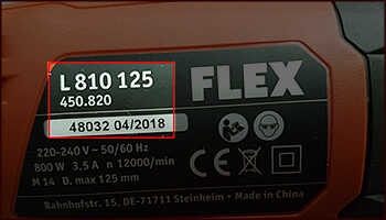 Flex — hol található a típusszám