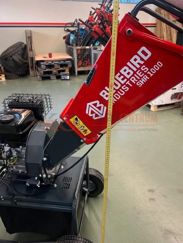 BLUEBIRD SHR 1000 BENZINES ÁGAPRÍTÓ GYŰJTŐEDÉNNYEL — 3. fotó